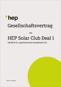 HEP - Solar Club-Deal 1
